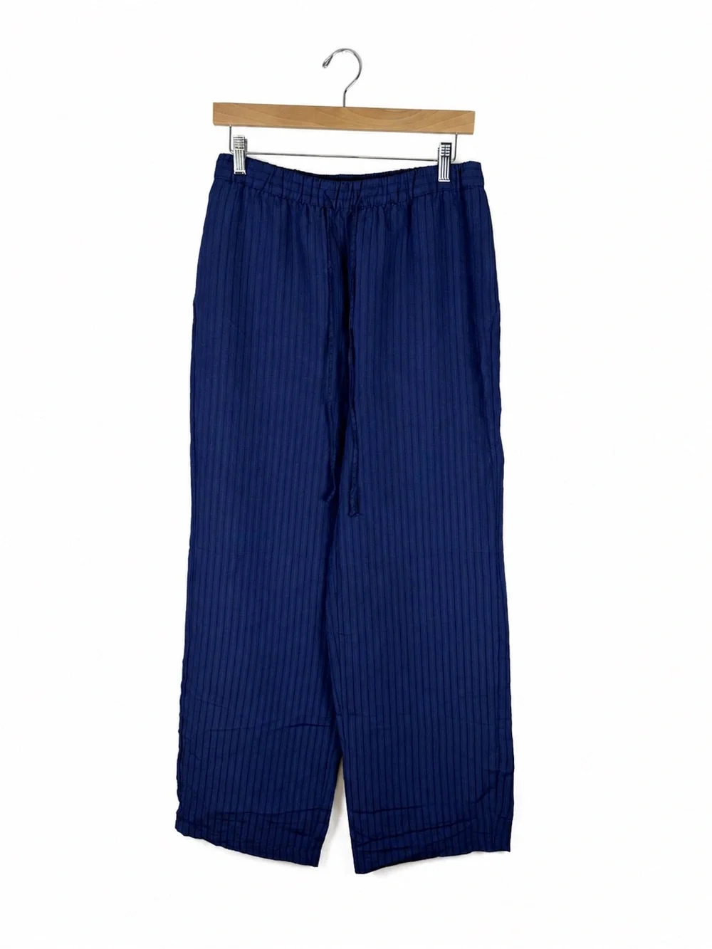 Zara Women’s Striped Jacquard Shirt and Wide Leg Pants Matching Set Size Small